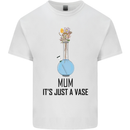Just a Vase Funny Bong Weed Cannabis Drugs Kids T-Shirt Childrens White