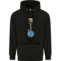 Just a Vase Funny Bong Weed Cannabis Drugs Mens 80% Cotton Hoodie Black