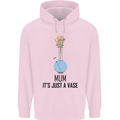 Just a Vase Funny Bong Weed Cannabis Drugs Mens 80% Cotton Hoodie Light Pink