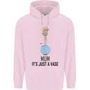 Just a Vase Funny Bong Weed Cannabis Drugs Mens 80% Cotton Hoodie Light Pink