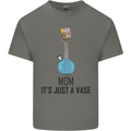 Just a Vase Funny Bong Weed Cannabis Drugs Mens Cotton T-Shirt Tee Top Charcoal