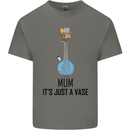 Just a Vase Funny Bong Weed Cannabis Drugs Mens Cotton T-Shirt Tee Top Charcoal