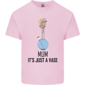 Just a Vase Funny Bong Weed Cannabis Drugs Mens Cotton T-Shirt Tee Top Light Pink