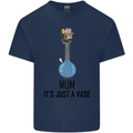 Just a Vase Funny Bong Weed Cannabis Drugs Mens Cotton T-Shirt Tee Top Navy Blue
