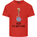 Just a Vase Funny Bong Weed Cannabis Drugs Mens Cotton T-Shirt Tee Top Red