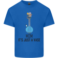 Just a Vase Funny Bong Weed Cannabis Drugs Mens Cotton T-Shirt Tee Top Royal Blue