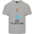 Just a Vase Funny Bong Weed Cannabis Drugs Mens Cotton T-Shirt Tee Top Sports Grey