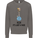 Just a Vase Funny Bong Weed Cannabis Drugs Mens Sweatshirt Jumper Charcoal