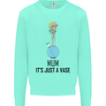Just a Vase Funny Bong Weed Cannabis Drugs Mens Sweatshirt Jumper Peppermint
