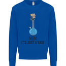 Just a Vase Funny Bong Weed Cannabis Drugs Mens Sweatshirt Jumper Royal Blue