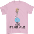 Just a Vase Funny Bong Weed Cannabis Drugs Mens T-Shirt Cotton Gildan Light Pink