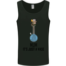 Just a Vase Funny Bong Weed Cannabis Drugs Mens Vest Tank Top Black