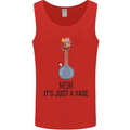 Just a Vase Funny Bong Weed Cannabis Drugs Mens Vest Tank Top Red