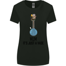 Just a Vase Funny Bong Weed Cannabis Drugs Womens Wider Cut T-Shirt Black
