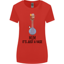 Just a Vase Funny Bong Weed Cannabis Drugs Womens Wider Cut T-Shirt Red