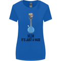 Just a Vase Funny Bong Weed Cannabis Drugs Womens Wider Cut T-Shirt Royal Blue