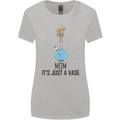 Just a Vase Funny Bong Weed Cannabis Drugs Womens Wider Cut T-Shirt Sports Grey