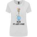 Just a Vase Funny Bong Weed Cannabis Drugs Womens Wider Cut T-Shirt White