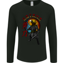 Kanata Japanese Warrior Samurai MMA Mens Long Sleeve T-Shirt Black