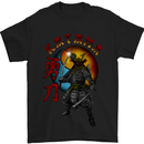 Kanata Japanese Warrior Samurai MMA Mens T-Shirt Cotton Gildan Black