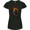 Kanata Japanese Warrior Samurai MMA Womens Petite Cut T-Shirt Black