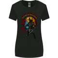 Kanata Japanese Warrior Samurai MMA Womens Wider Cut T-Shirt Black