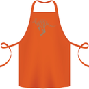 Kangaroo Ecology Cotton Apron 100% Organic Orange