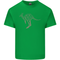 Kangaroo Ecology Kids T-Shirt Childrens Irish Green
