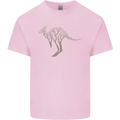 Kangaroo Ecology Kids T-Shirt Childrens Light Pink