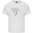Kangaroo Ecology Kids T-Shirt Childrens White
