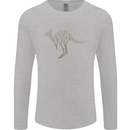 Kangaroo Ecology Mens Long Sleeve T-Shirt Sports Grey