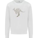 Kangaroo Ecology Mens Sweatshirt Jumper White