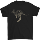 Kangaroo Ecology Mens T-Shirt Cotton Gildan Black