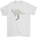 Kangaroo Ecology Mens T-Shirt Cotton Gildan White