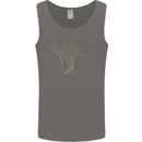 Kangaroo Ecology Mens Vest Tank Top Charcoal