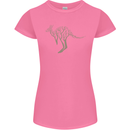 Kangaroo Ecology Womens Petite Cut T-Shirt Azalea