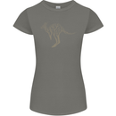 Kangaroo Ecology Womens Petite Cut T-Shirt Charcoal
