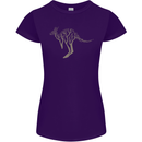 Kangaroo Ecology Womens Petite Cut T-Shirt Purple