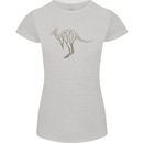 Kangaroo Ecology Womens Petite Cut T-Shirt Sports Grey