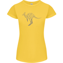 Kangaroo Ecology Womens Petite Cut T-Shirt Yellow