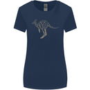 Kangaroo Ecology Womens Wider Cut T-Shirt Navy Blue