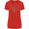 Kangaroo Ecology Womens Wider Cut T-Shirt Red