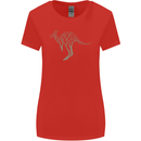 Kangaroo Ecology Womens Wider Cut T-Shirt Red
