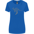 Kangaroo Ecology Womens Wider Cut T-Shirt Royal Blue