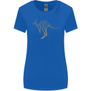Kangaroo Ecology Womens Wider Cut T-Shirt Royal Blue