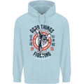 Karate Good Things Mixed Martial Arts MMA Childrens Kids Hoodie Light Blue