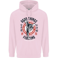 Karate Good Things Mixed Martial Arts MMA Childrens Kids Hoodie Light Pink