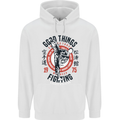 Karate Good Things Mixed Martial Arts MMA Childrens Kids Hoodie White