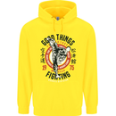 Karate Good Things Mixed Martial Arts MMA Childrens Kids Hoodie Yellow