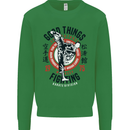 Karate Good Things Mixed Martial Arts MMA Kids Sweatshirt Jumper Irish Green